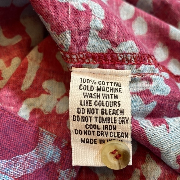 NWT ROLLA’S Men’s Bon Batik Geometric Button Down Shirt sz M - Picture 10 of 11